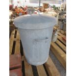 2 ½ CU FT METAL FEED BIN AND LID