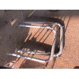 PAIR OF GALVANISED HAND RAILS