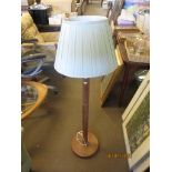 SMALL OAK STANDARD LAMP HEIGHT APPOX 123CM