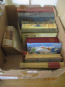 BOX ASSORTED HARDBACK BOOKS ETC