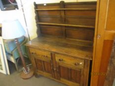 LOW REPRODUCTION OAK DRESSER WIDTH APPROX 122CM