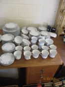 QTY OF PART TEA SET, JM CLASSICAL FINE CHINA