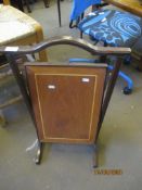 FOLDING FIRE SCREEN/TABLE APPROX 42CM