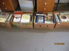 FOUR BOXES MIXED BOOKS TO INCLUDE MAINLY HISTORY ETC