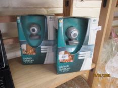 TWO LOGITEC QUICK CAM E25000 WEB CAMERAS