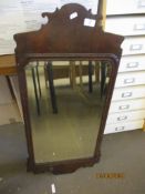 LATE 19TH/EARLY 20TH CENTURY HALL MIRROR (AF) WIDTH APPROX 41CM