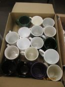 BOX ASSORTED HOUSEOLD MUGS