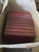 BOX CONTAINING THE SECOND GREAT WAR BOOKS (9) TOGETHER WITH TWO RAILWAY MECHANICAL ENGINEERING