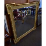 Reproduction gilded large wall mirror 1.39m wide