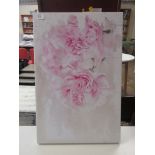'Pink Carnation Flower' Graphic Art Print, Size: 40cm H x 60cm W, Format: Wrapped Canvas, RRP £34.