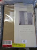Saucier Galaxy Eyelet Blackout Thermal Curtains, Curtain Colour: Silver, Panel Size: Width 117cm x