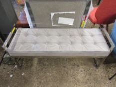 Delong Upholstered Bench, Upholstery: Grey, RRP £184.99