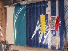 132 TC Duvet Cover Set, Size: Kingsize, Colour: Blue, RRP £22.99