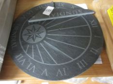 Cleary round slate Sundial