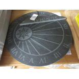 Cleary round slate Sundial