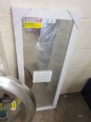 Greaves full length Mirror, finish: white