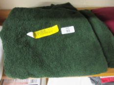 Faith Margaret Hand Towel, Colour: Bottle Green, RRP £11.99