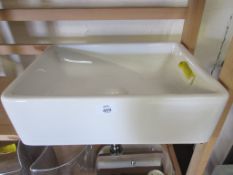 Bristol Ceramic Rectangular 410 mm Countertop Basin, , RRP £39.99