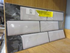 30cm x 15cm PVC Peel & Stick Subway Tile, Colour: White, RRP £30.99