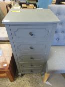 Oldtown 5 Drawer Chest, Colour: Grey, RRP £155.99
