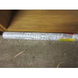 City 10m x 52cm Wallpaper Roll, Colour: White, RRP £17.99