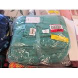 12 Piece Mallory Towel Set, Colour: Teal, RRP £29.99