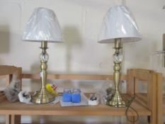 Azaria Touch 47cm Table Lamp Set, Bulb Included: Yes, RRP £50.99