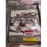 Duvet Cover Set, Size: Double - 2 Standard Pillowcases, Colour: Grey, RRP £16.99