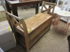 Argyle Wood Storage Bench, , RRP £169.99