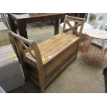 Argyle Wood Storage Bench, , RRP £169.99