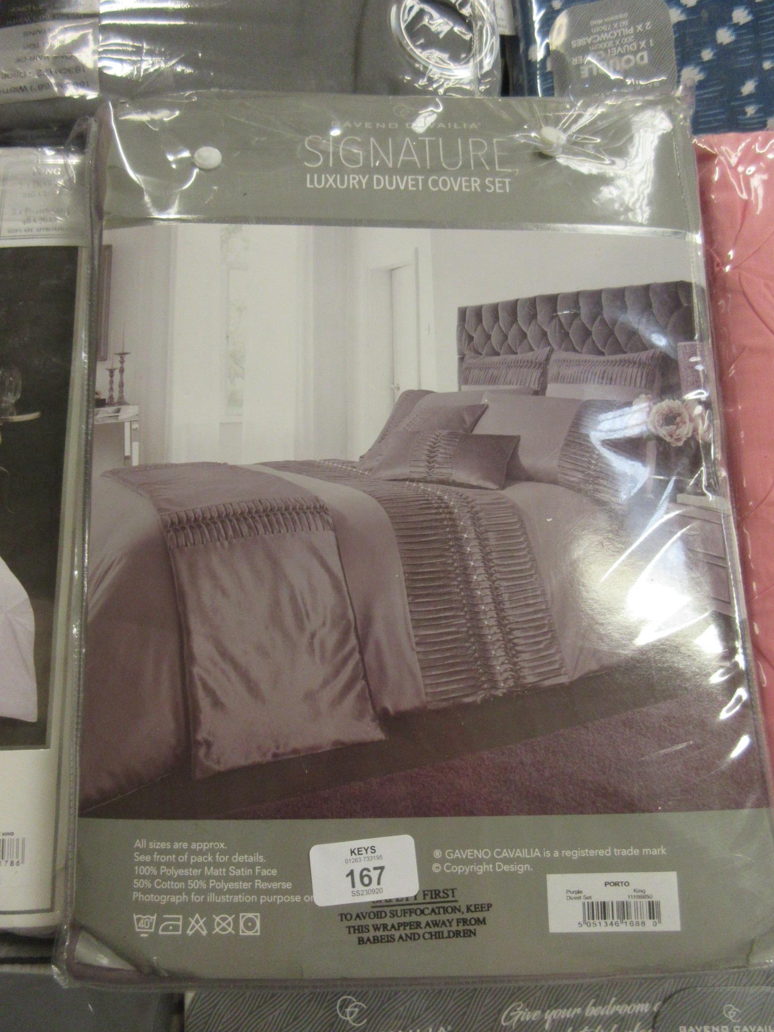 Arely 180 TC Duvet Cover Set, Size: Kingsize, Colour: Purple, RRP £43.69