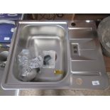 Caden 61.5 cm x 50 cm Kitchen Sink, , RRP £113.99