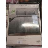 Sattler Duvet Cover Set, Colour: Charcoal, Size: Double, RRP £18.99