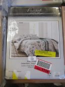 Yair 200 TC Percale Duvet Cover Set, Size: Double, RRP £29.99