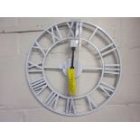 Caren 40cm Wall Clock, Colour: White, RRP £29.99