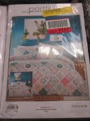 Casares Duvet Cover Set, Size: King, Colour: Teal, RRP £22.99