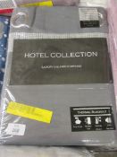 Mckee Palace Eyelet Blackout Thermal Curtains, Panel Size: 168 W X 183 D cm, Colour: Silver, RRP £