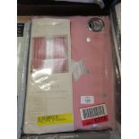 Saucier Galaxy Eyelet Blackout Thermal Curtains, Curtain Colour: Pink, Panel Size: Width 117cm x