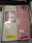 Saucier Galaxy Eyelet Blackout Thermal Curtains, Curtain Colour: Pink, Panel Size: Width 117cm x