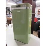 Retro 45L Square Motion Sensor Metal Bin, Colour: Green, RRP £68.99