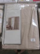 Koblowska Eyelet Room Darkening Curtains, Colour: Natural, Panel Size: Width 168cm x Drop 229cm, RRP