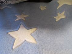 blue rug with stars, TeppichgrÃ¶ÃŸe: Rechteckig 60 x 100 cm, RRP £109.99