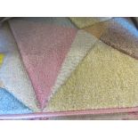 Rug, Renata in beige/pink