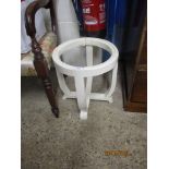 WHITE PAINTED CIRCULAR PLANTER, 40CM DIAQM