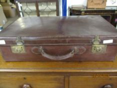 VINTAGE SUITCASE, 66CM WIDE