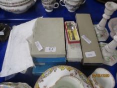 BOX OF SILVER PLATE