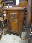 LATE 19TH CENTURY MAHOGANY BEDSIDE CABINET, 45CM WIDE