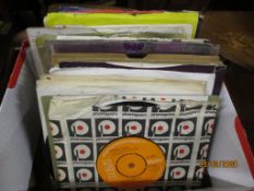 BOX OF 45RPM RECORDS