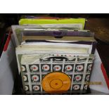 BOX OF 45RPM RECORDS