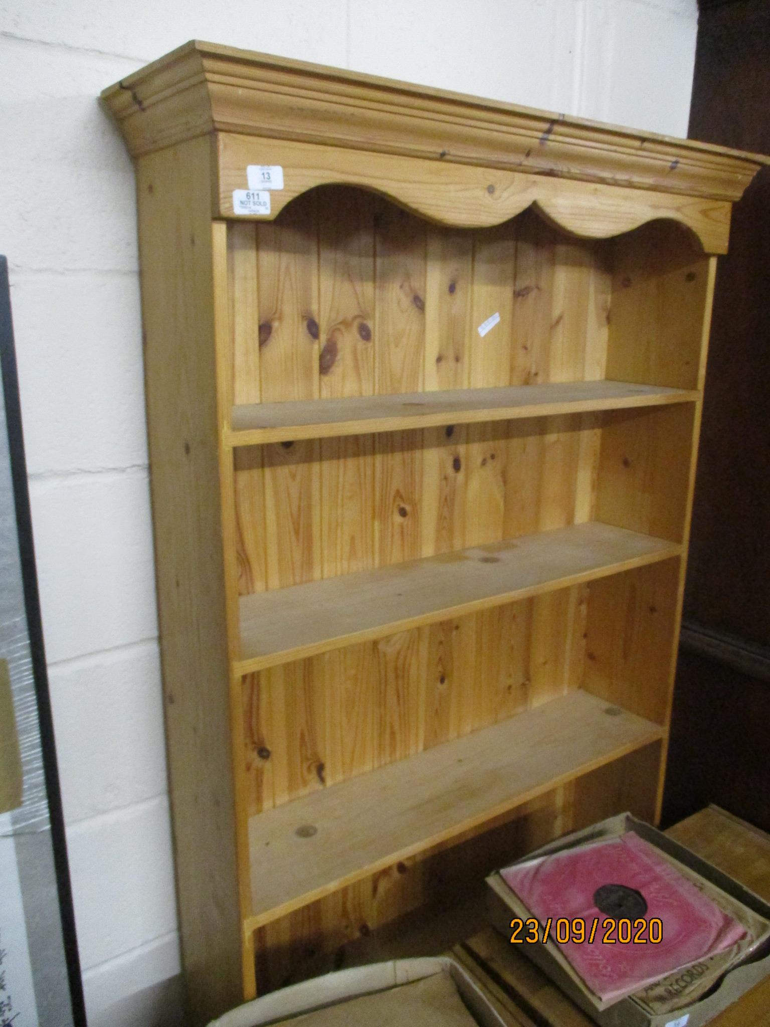 PINE BOOKCASE